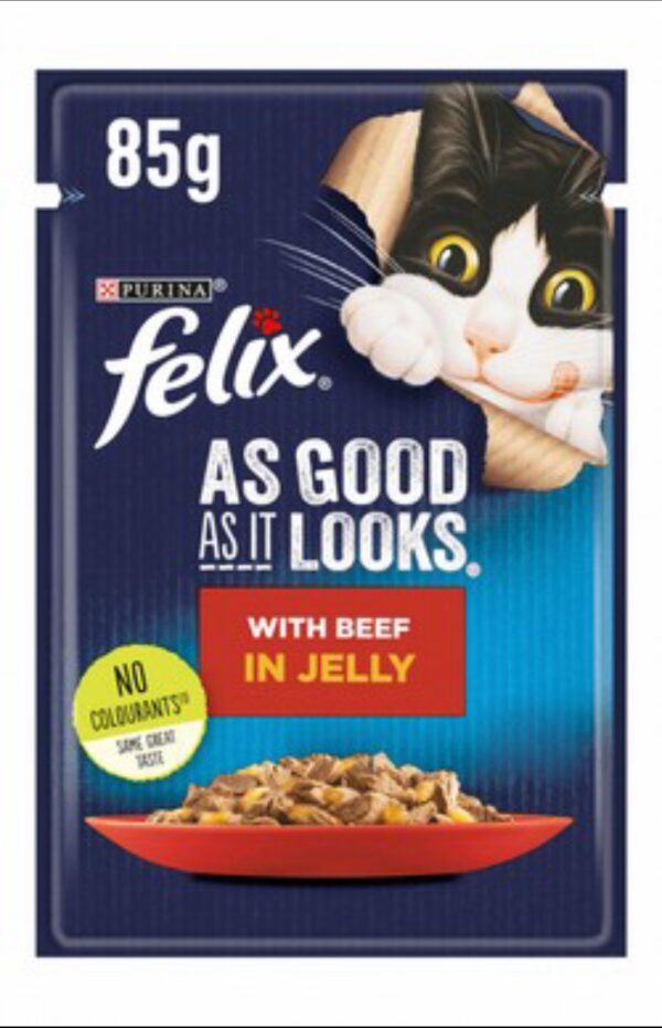 Purina Felix Wet Food for Adult Cats  85 gr - Image 2