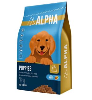 Alpha Dry Food Beef Flavor for Puppies