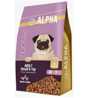 Alpha Dry Food Poultry Flavor for Small & Toy Breed Adult Dogs 4 kg