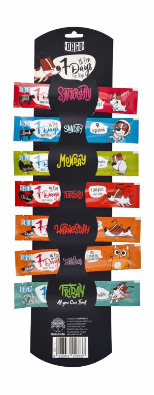 Orgo 7 Days Assorted Stick Dog Treats 7 per pack