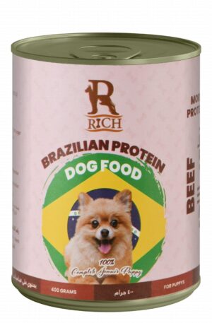 Rich Wet Food with Beef for Puppies 400 gr