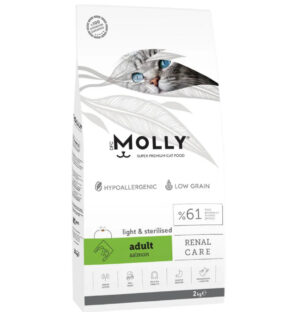 Molly Renal Care Light & Sterilised Salmon  2 Kg