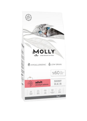 Molly Shiny Hair Adult Shrimp & Salmon 2Kg
