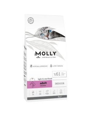 Molly Indoor Light & Sterilised 2Kg