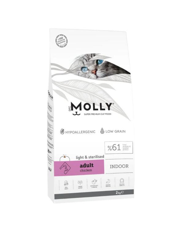 Molly Indoor Light & Sterilised 2Kg