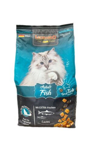 Leonardo Dry Food With Fish For Long Haired Adult Cats (1+Years) 1,8 Kg