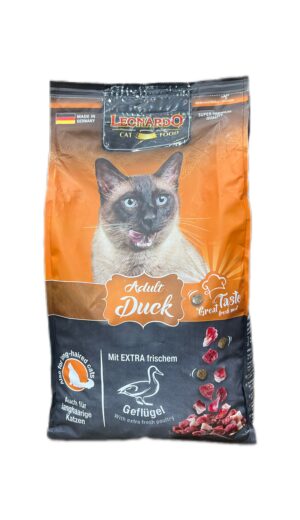 Leonardo Dry Food With Duck FOR Long Haired Adult Cats (1+Years) 1,8 Kg