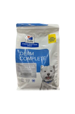 Hill's Prescription Diet Derm Complete Dry Food For Mini Breed Adult Dogs 1 Kg