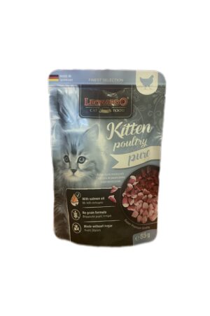 Leonardo Wet Food With Poultry & Innards For Kittens  85 gr
