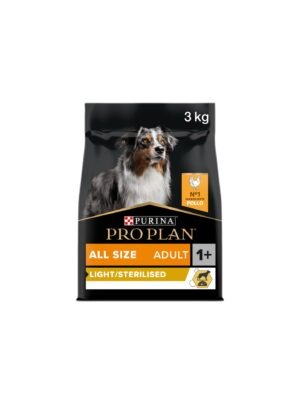 Purina Pro Plan Dry Food With Chicken For Overweight & Sterilized Adult Dogs (1+years) 3Kg