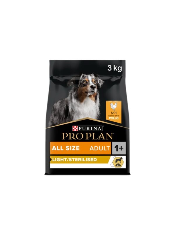 Purina Pro Plan Dry Food With Chicken For Overweight & Sterilized Adult Dogs (1+years) 3Kg
