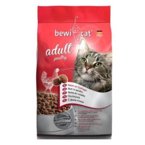 Bewi Cat Dry Food with Chicken for Sterilized Adult Cats (1+ Years)1 Kg