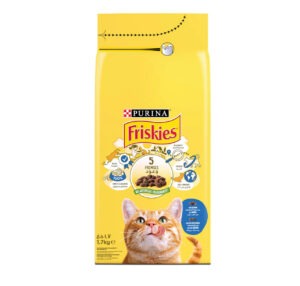 Purina Friskies with Salmon and Vegetables cat Dry food 1,5 Kg