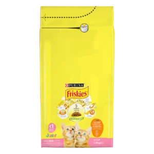 Purina Friskies Kitten Food with Chicken, Milk & Veggies - Dry Food (1.5kg)