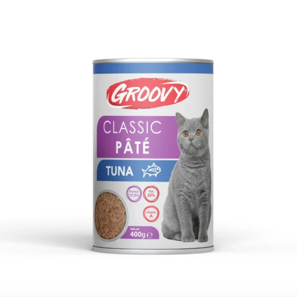 Groovy Classic Pate Adult Cats With Tuna 400 gr