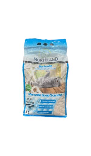 Northland Bentonite Clumping Cat litter Marseille Soap Scent 5L