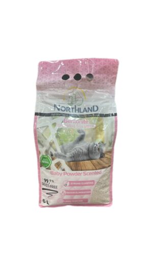 Northland Bentonite Clumping Cat Litter Baby Powder Scent 5L