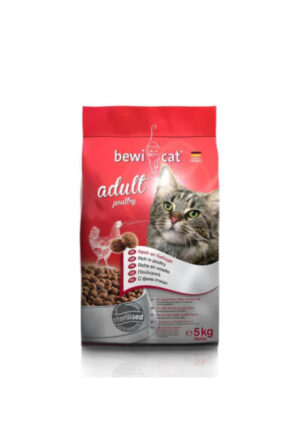 Bewi Cat Dry Food with Chicken for Sterilized Adult Cats (1+ Years)5Kg