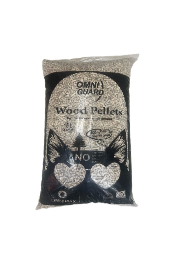 omni Guard Wood Cat Litter Pellets 15 L