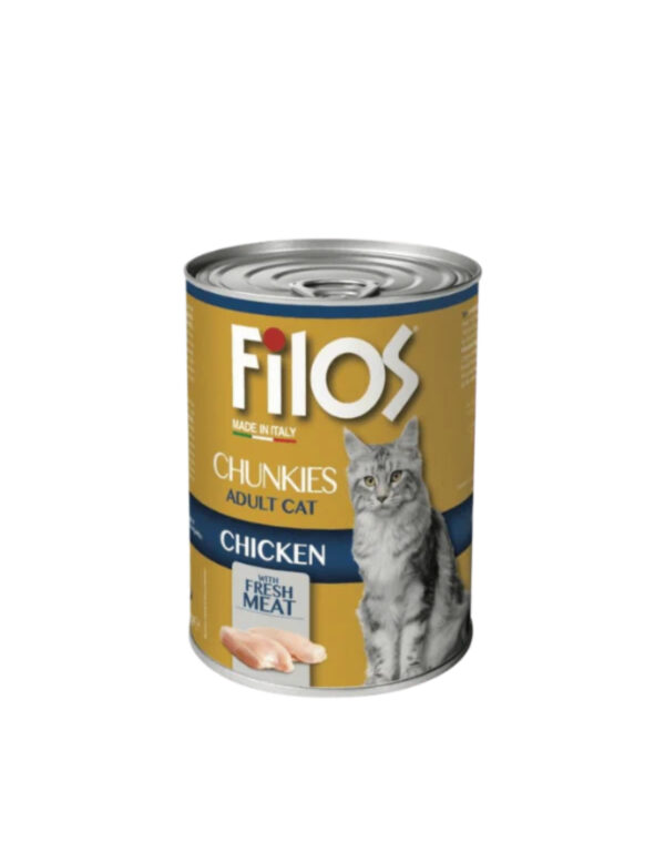 Filos Chunks Chicken Wet Cat Food 405 gr