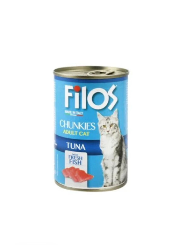 Filos Chunks Tuna Wet Cat Food 405gr
