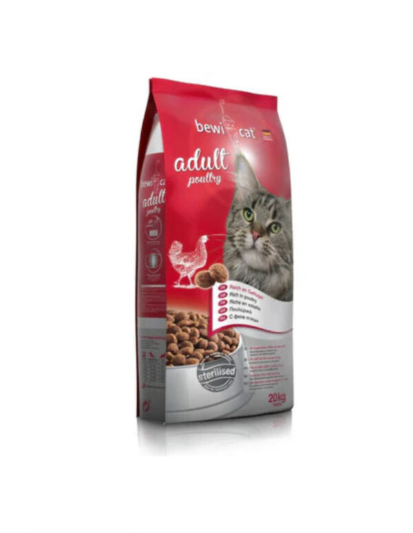 Bewi Cat Poultry For Adult Cats Rich in Chicken 20 Kg