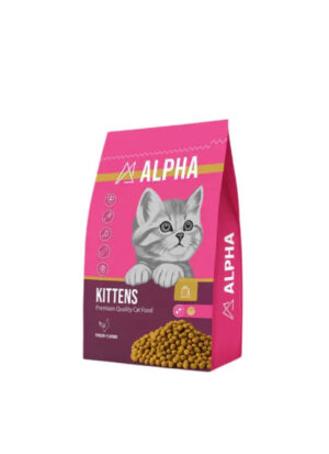 Alpha Cat food for Kittens with Chicken- 1KG