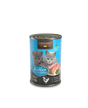 Leonardo Wet Food with Chicken for Kitten Cats  400 gr