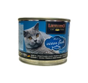 Leonardo Complete Wet Food with Ocean Fish for Adult Cats (3-5kg) 200 gr