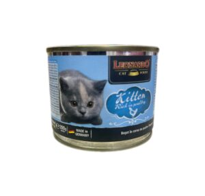 Leonardo Wet Food with Chicken for Kitten Cats  200 gr