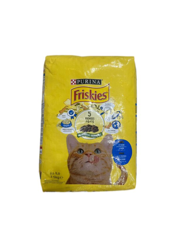 Purina Friskies with Salmon and Vegetables cat Dry food 7.5 Kg