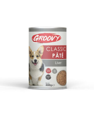 Groovy Classic dog  wet food With Liver pate 400g