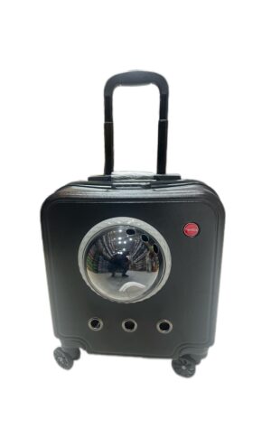 Cat Wheeled Bag Black